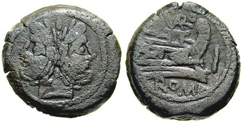 terentia roman coin as